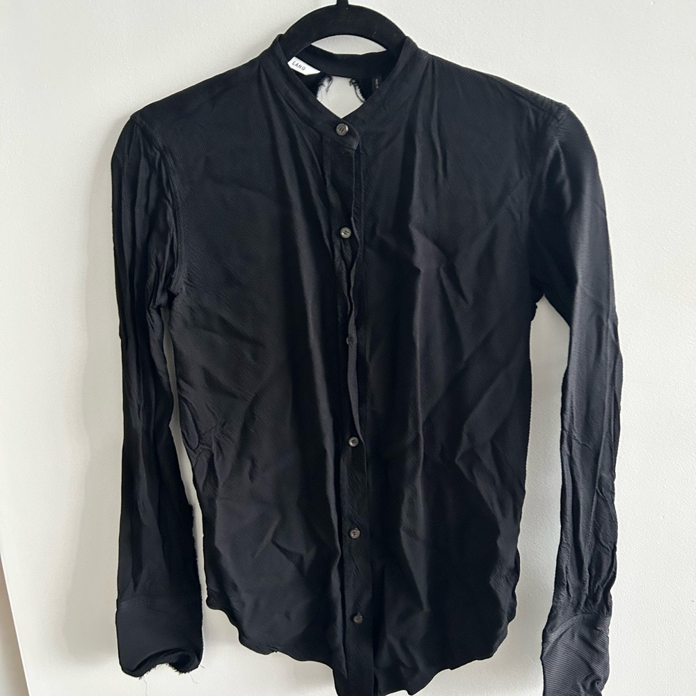 Helmut Lang Button-Up Shirt with open back